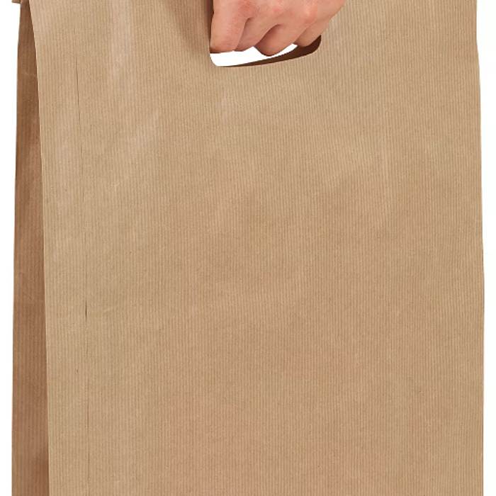 Saco kraft de 18x32cm, com asas pré-cortadas, para o transporte de CDs ou de pequenos livros - SPD18