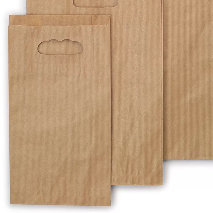 Saco kraft de 18x32cm, com asas pré-cortadas, para o transporte de CDs ou de pequenos livros - SPD18_3