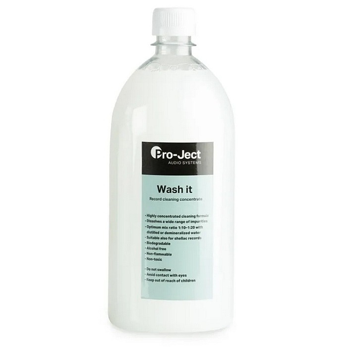 PRO-JECT Vinyl Cleaner Wash it 1000ml - Líquido de limpeza de discos - WASHIT1000ML