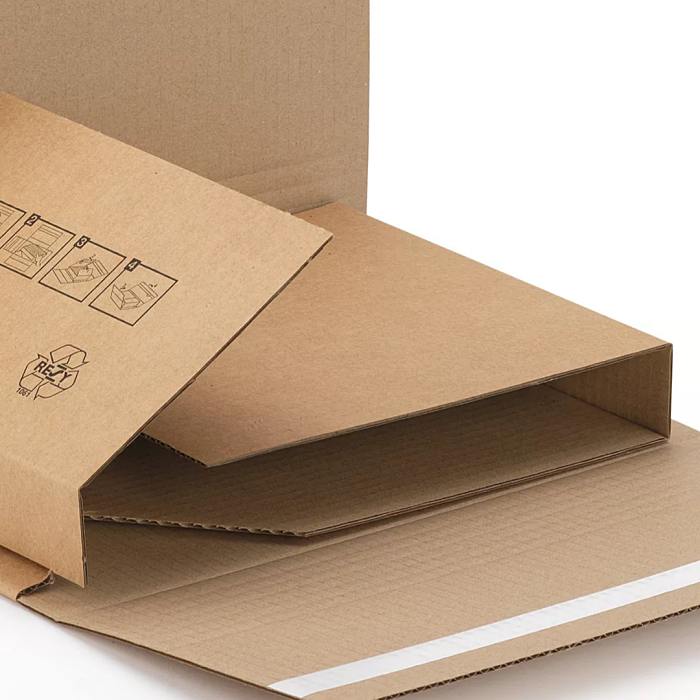 Caixa de 32x32cm, com abas em cartão reforçado, para o envio seguro de discos e livros - EC08_2