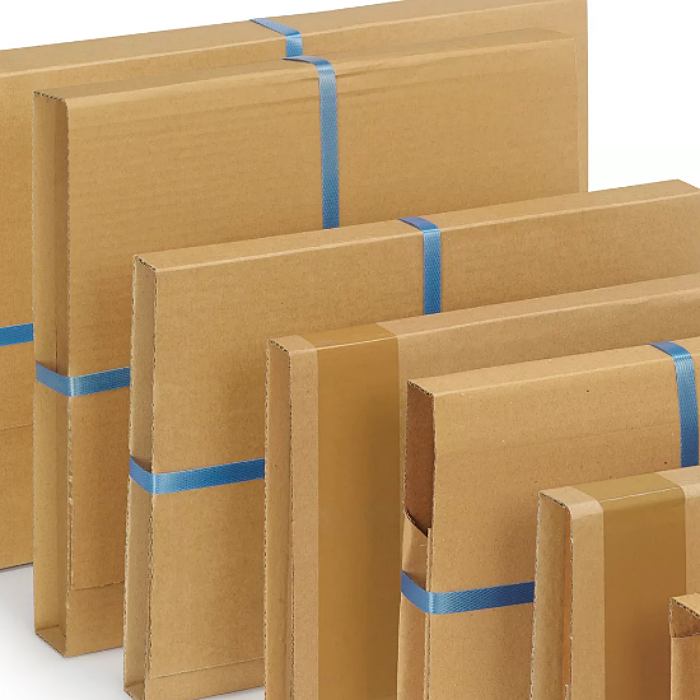 Caixa de 32x32cm, com abas em cartão reforçado, para o envio seguro de discos e livros - EC08_3