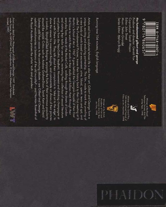 GILBERT & GEORGE, GERALD FOX - The Fundamental Gilbert And George - VHS Pal - PHV6065_2