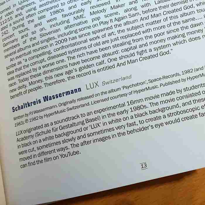 Noise Reduction System, Formative European Electronica 1974-1984 - Livro+CD4 - CRCDBOX35_3