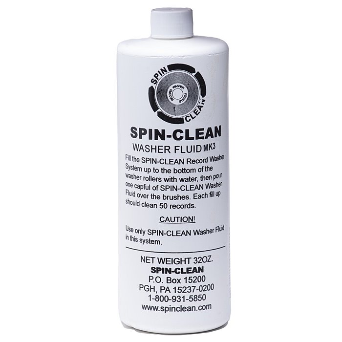 SPIN-CLEAN Washer Fluid MK3 32oz (946ml) - Líquido de limpeza de discos - SC-32OZ