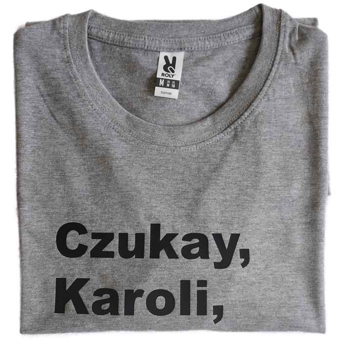CAN - T-shirt cinza tamanho M, com aplicação gráfica personalizada 'Names'_7