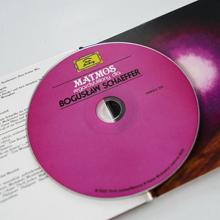 MATMOS - Regards, Ukłony Dla Bogusław Schaeffer - CD - THRILL554_2