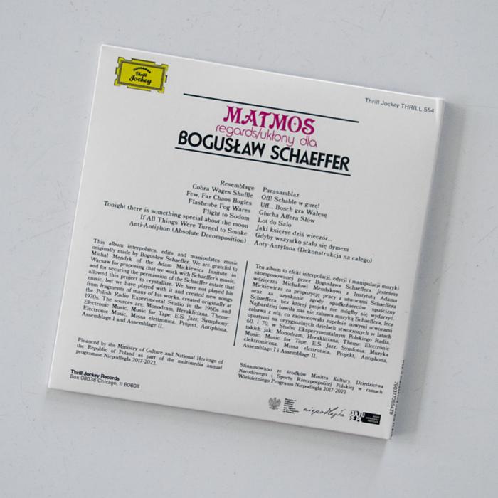 MATMOS - Regards, Ukłony Dla Bogusław Schaeffer - CD - THRILL554_3