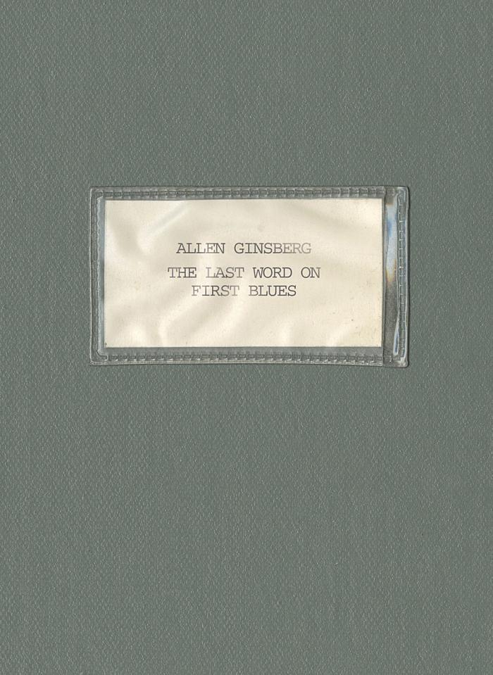 ALLEN GINSBERG - The Last Word On First Blues - CD3box - OVCD-175