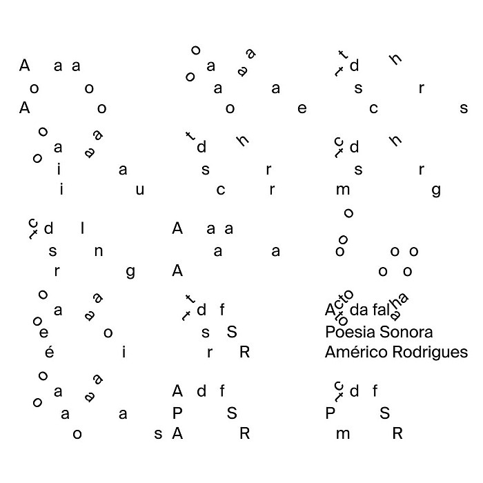 AMÉRICO RODRIGUES - Acto da Falha, Poesia Sonora - CD - BOSQACTO