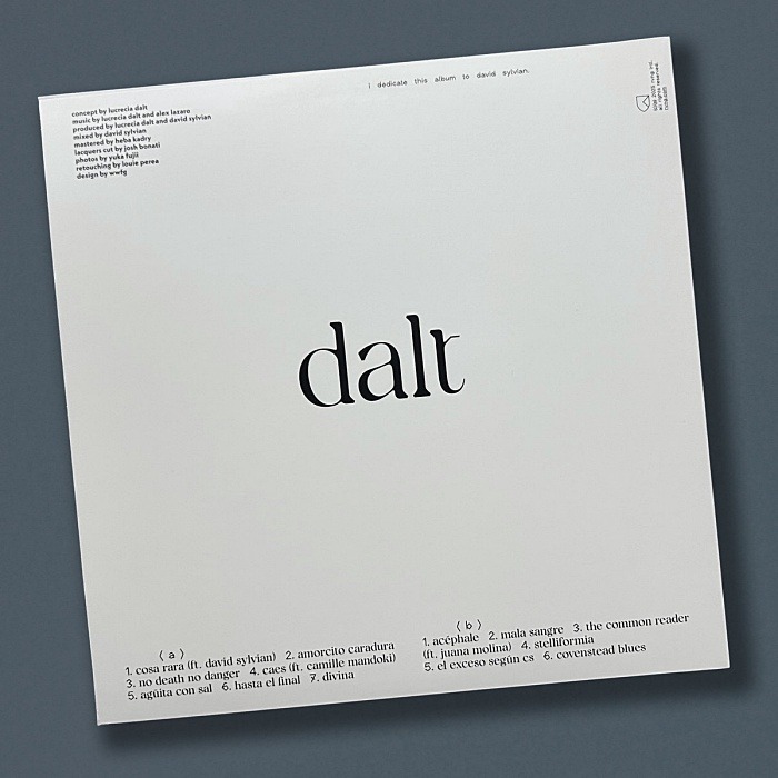 LUCRETIA DALT - A Danger To Ourselves - LP white limited - RVNGNL118_3