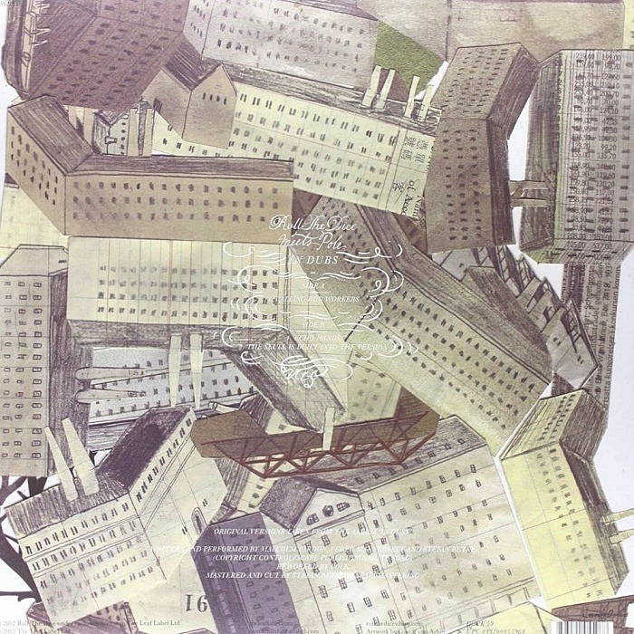 ROLL THE DICE meets POLE - In Dubs - 12'' EP marbled black & silver limited - DOCK59_2